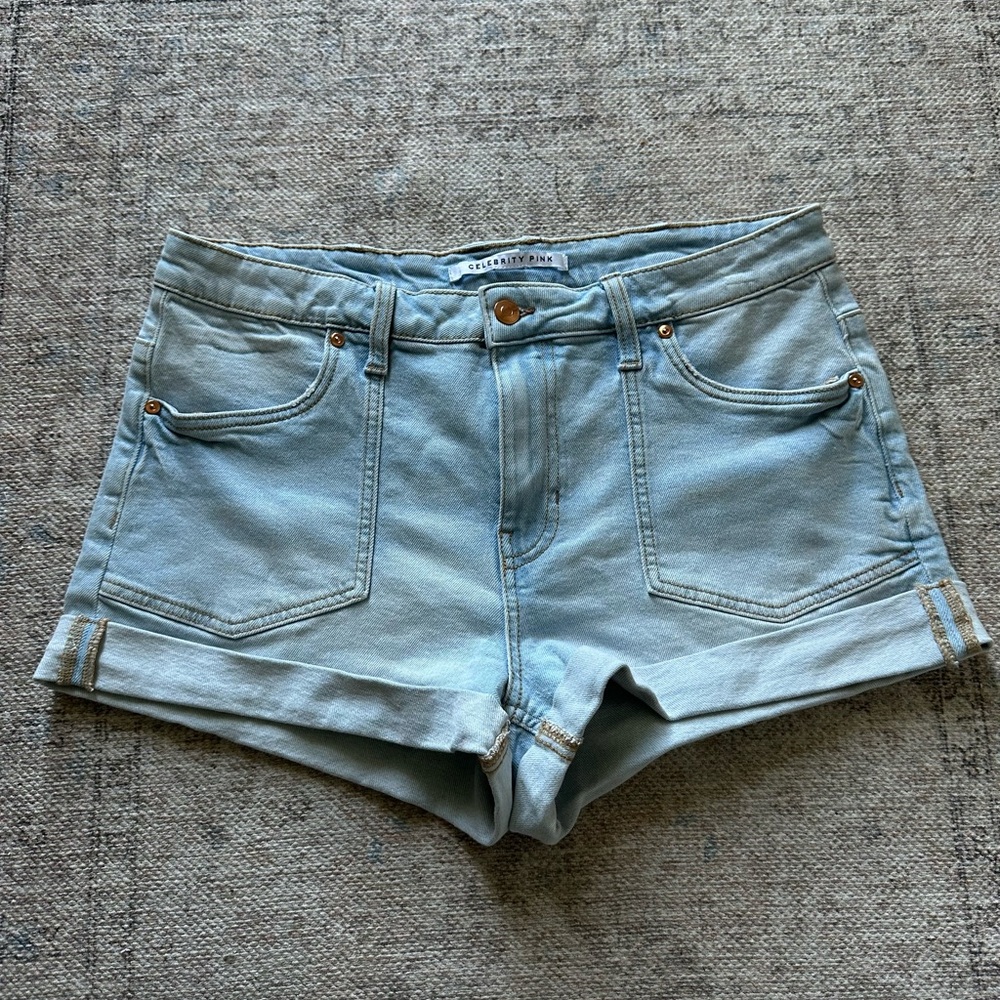 Celebrity Pink Denim Light Blue Women's Shorts